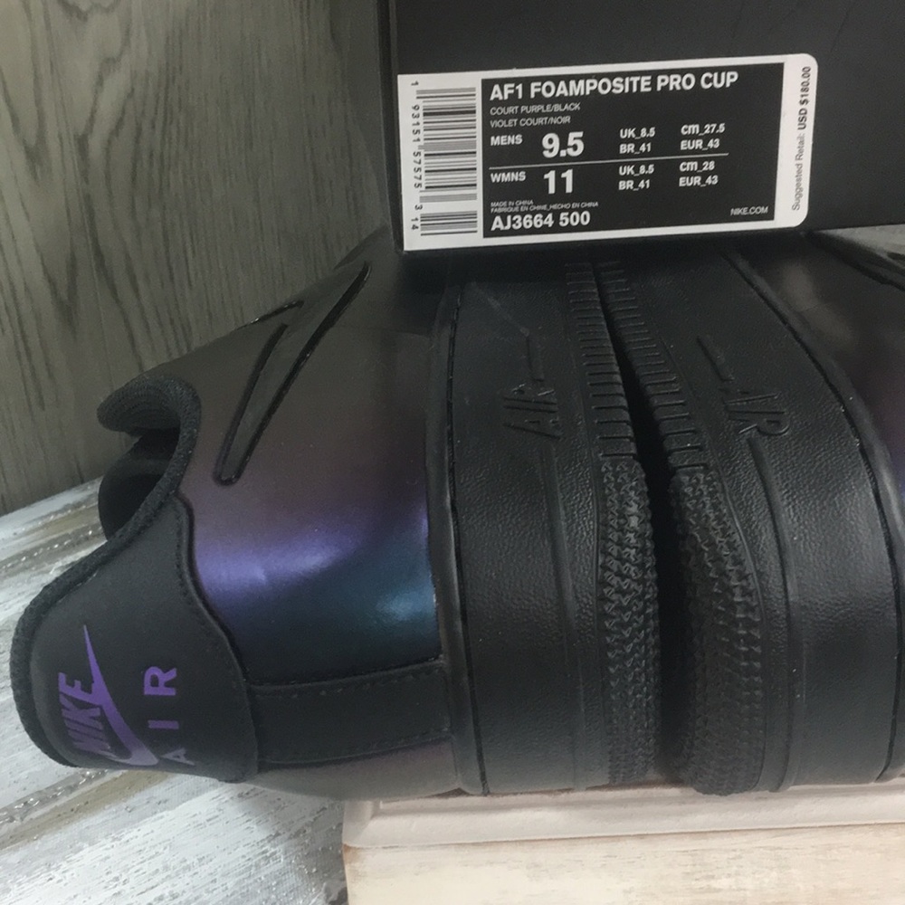 Nike AF1 Foamposite Pro Cup court purple/black - Picture 8 of 8